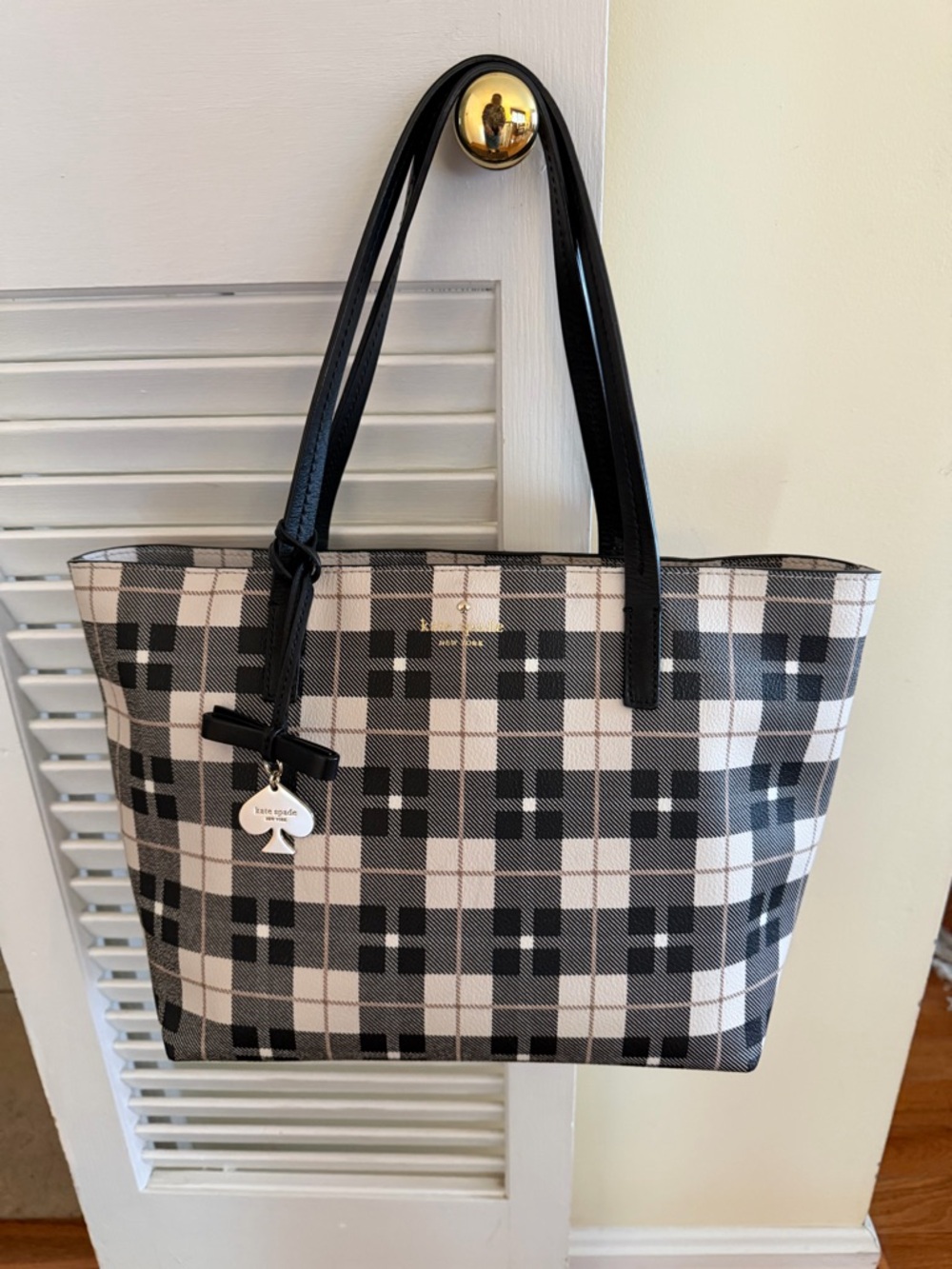 Kate Spade Hawthorne Lane Plaid Ryan Tote